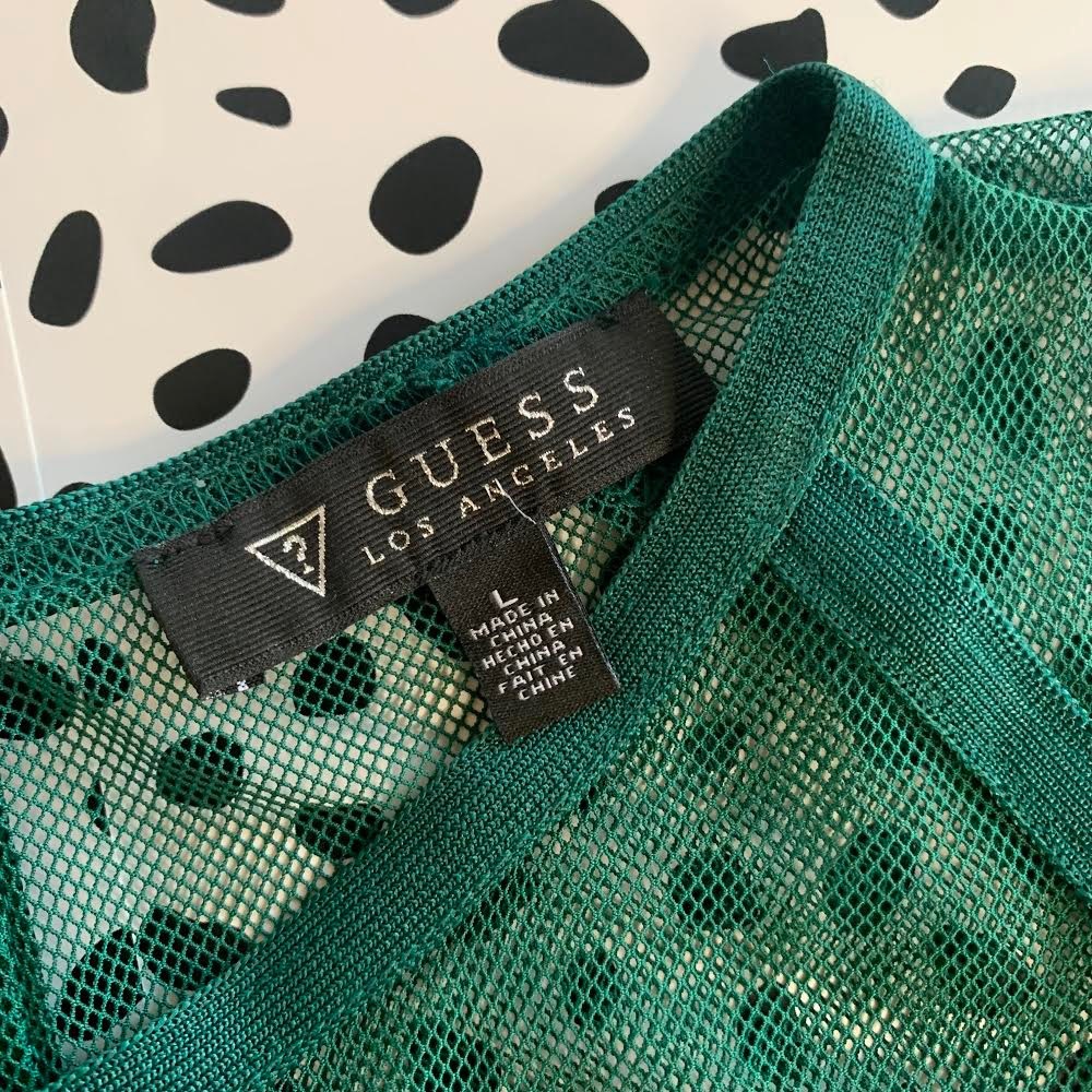 GUESS Women’s Green Bandage Mesh Dress | L - Picture 8 of 11